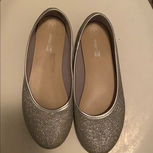 silver slip on shoes
